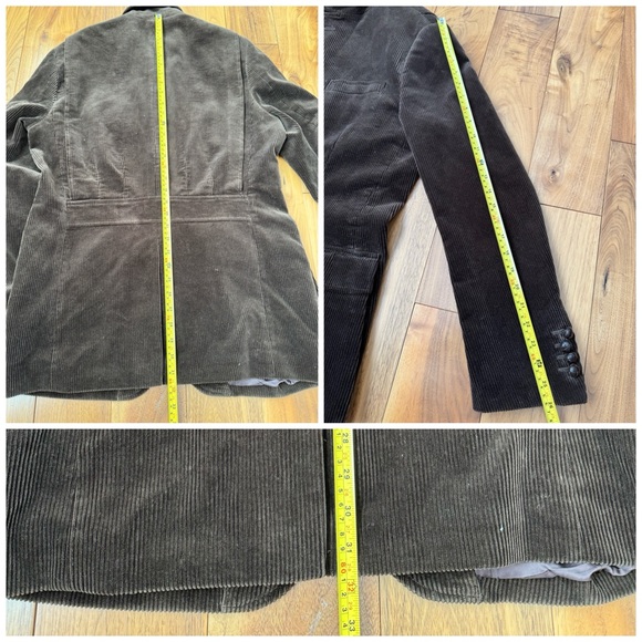 Vtg Polo Ralph Lauren Corduroy Hunting Shooting Sport Coat Blazer Brown Size M - Picture 14 of 16